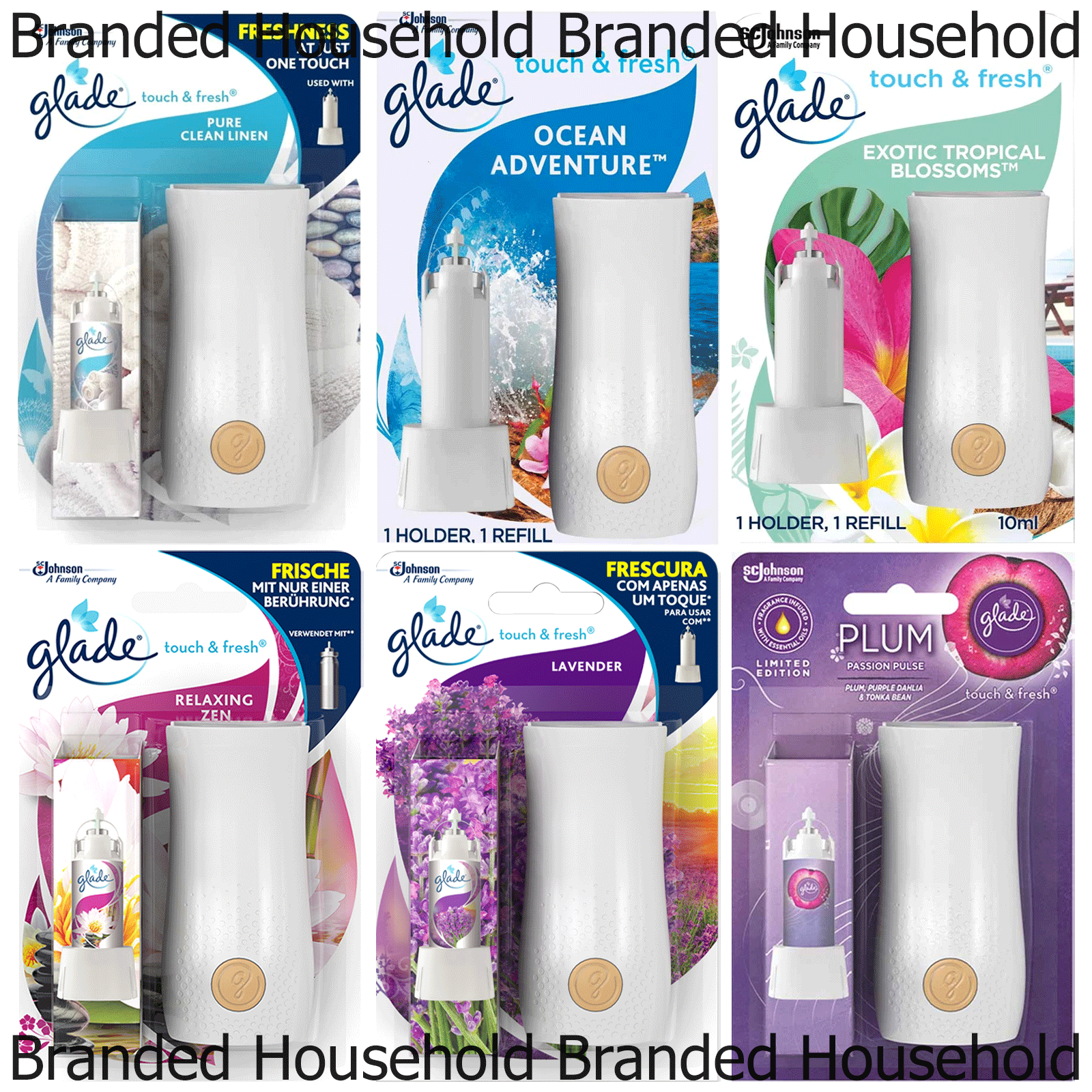 GLADE TOUCH & FRESH AIR FRESHENER MACHINE & REFILL CHOOSE SCENT 10ML eBay