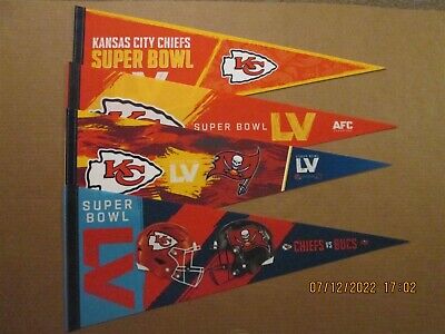NFL Kansas City Chiefs Vintage Lot of 4 Different Super Bowl NFL Kansas City Chiefs Vintage Lot of 4 Different Super Bowl