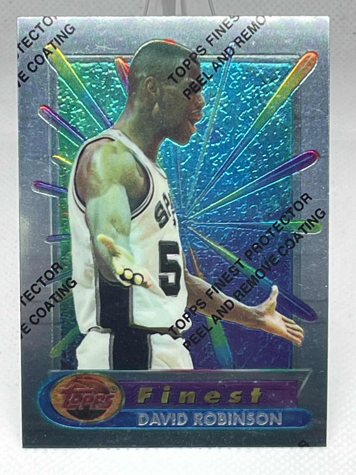 David Robinson 1994-95 Topps Finest #180 w/ Protective Coating