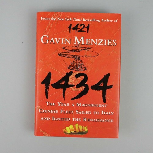2008 ~ 1434: The Year a Magnificent...~Gavin Menzies ~ 1st Edition Hardcover DJ - Picture 2 of 6