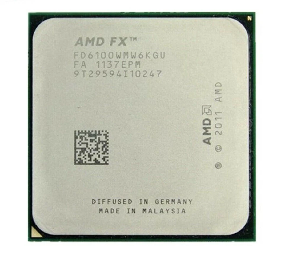 AMD FX 6100 FD6100WMW6KHU 3.3 GHZ 95W Six Core Socket AM3+ CPU Processor - Image 3 of 4