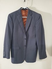 Joseph Jos A Bank Suit Jacket 38R Dark Grey Excellent Condition