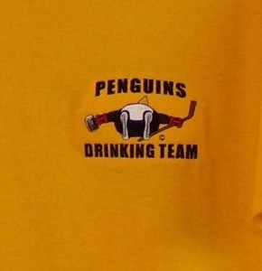Penguins Drinking Team Funny Hockey T-Shirt S-6XL, LT-4XLT Pittsburgh WBS New
