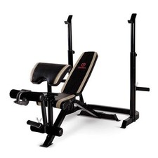Olympic Weight Bench  Squat Rack  MD-879 Two piece w/ Preacher Curl Leg Marcy