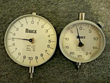 BOICE SET of TWO - J43D AND J37C  DIAL INDICATORS/GAGES - EXCELLENT + COND.