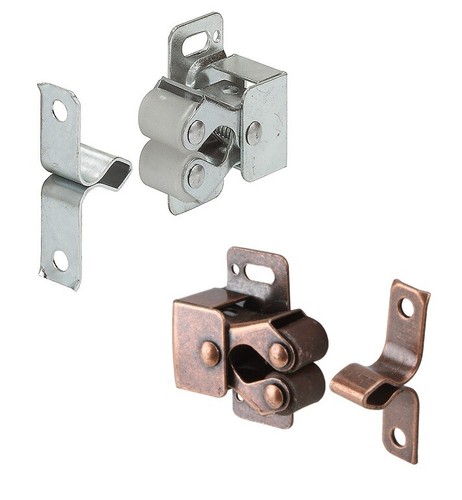 20 Stück Möbelschnäpper Set - Doppel Rollenschnäpper Für Schranktüren