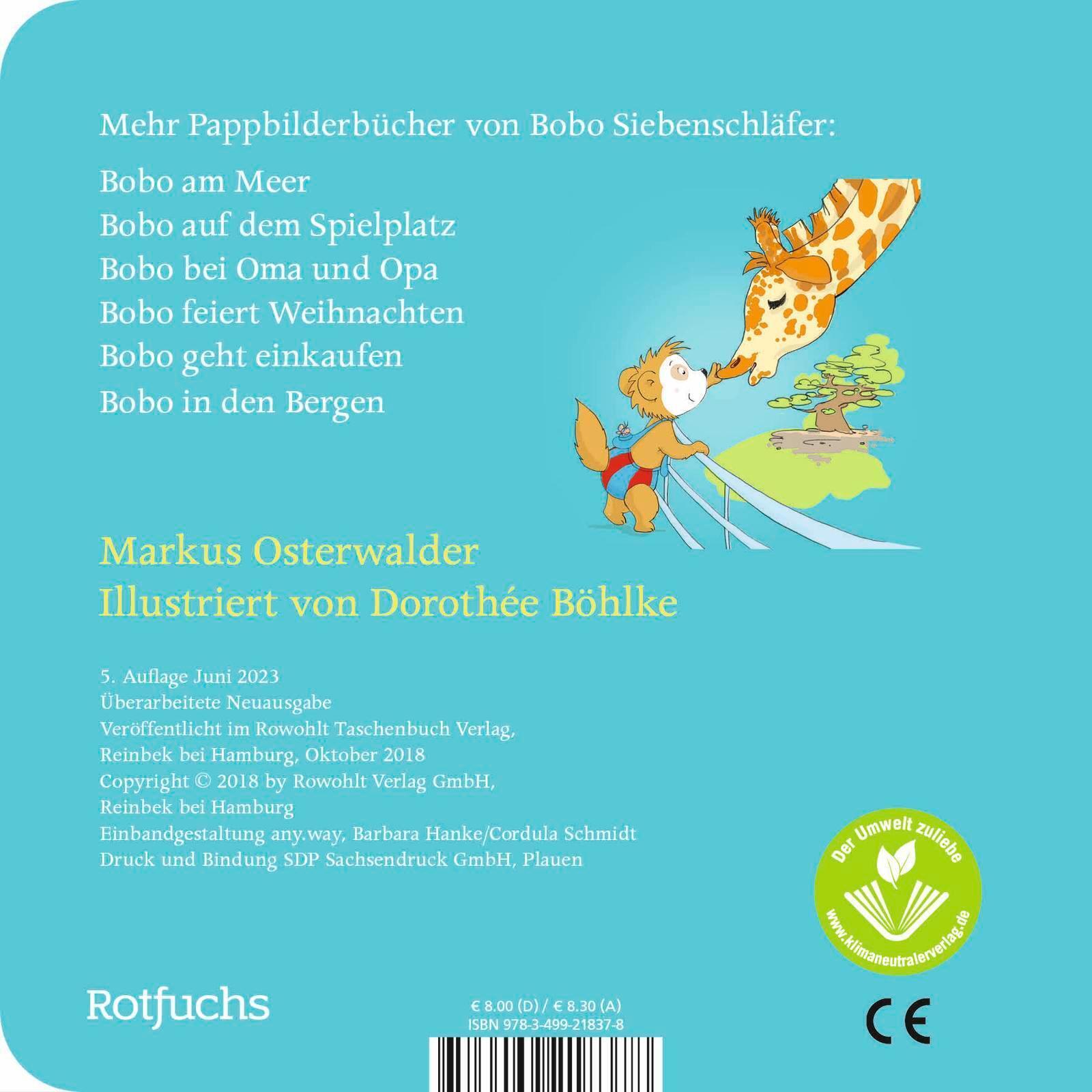 Thumbnail - Markus Osterwalder | Bobo Zoo | Buch | Deutsch (2024) | 18 S. |