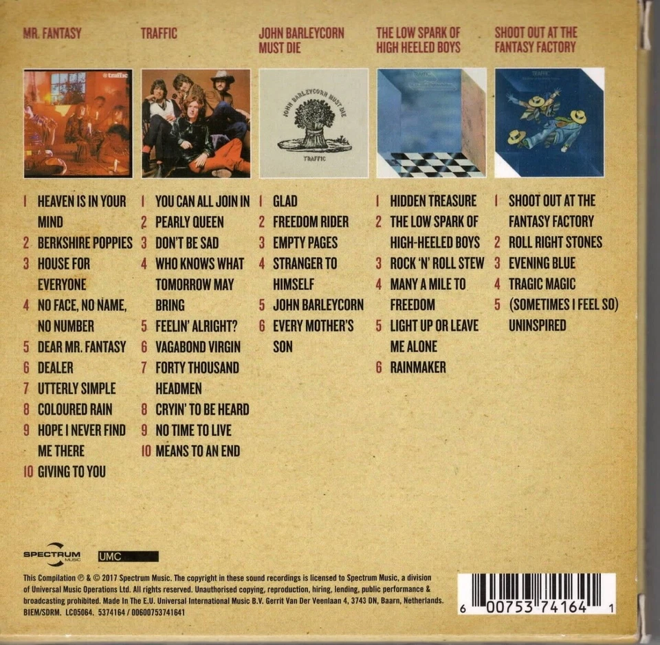 5 Classic Albums TRAFFIC | exzellent (C7348) - Bild 2 von 4