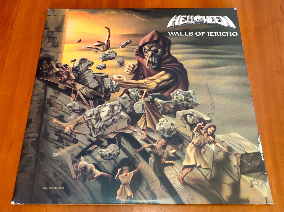 HELLOWEEN WALLS OF JERICHO 2x LP *RARE* RED CLEAR VINYL BOB PRESS UK LIMITED New - Image 2 of 4