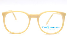 Vintage RALPH LAUREN POLO 25 FLEX Eyeglasses plastic Beige Retro 1980's NEW