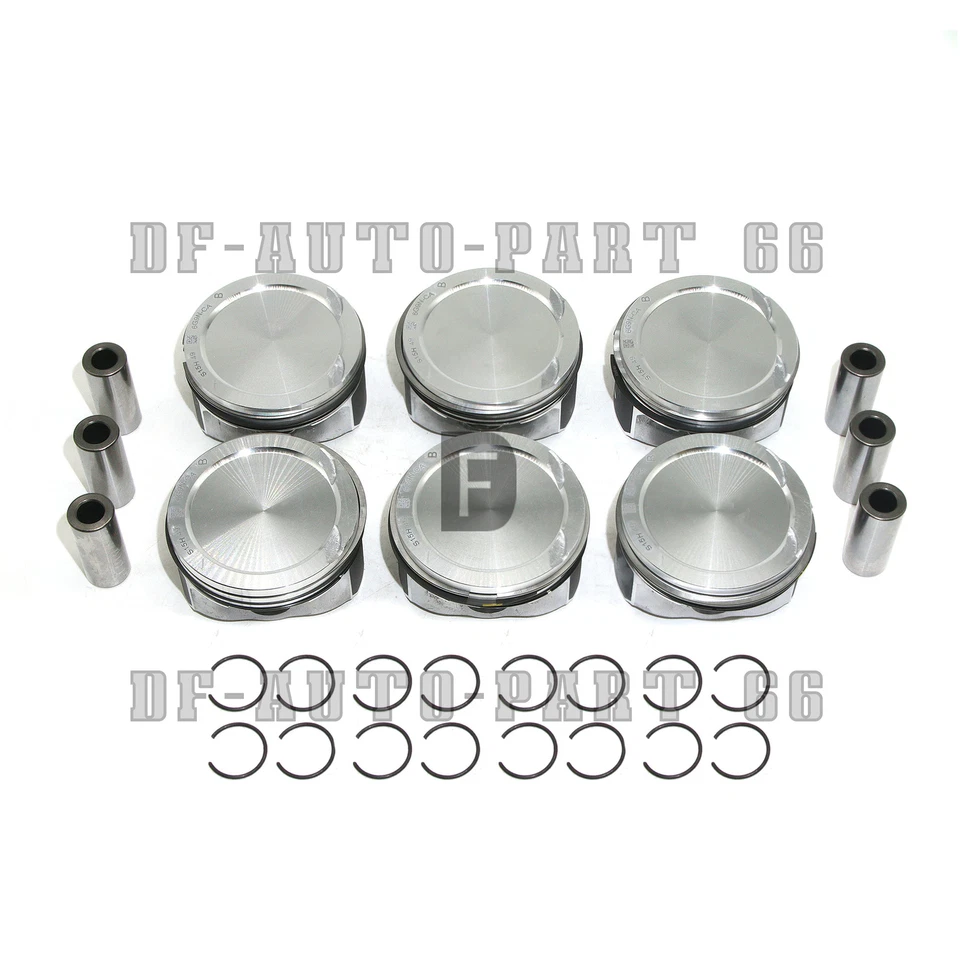 Juego de 6 pistones y anillos STD para Volvo S80 V70 XC60 XC70 XC90 3,2 L6 T6 B6324S Foto 2 de 4