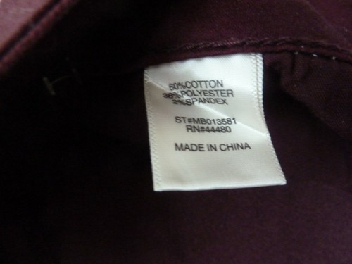 LOVE FIRE BURGUNDY NWT 4 POCKET SKINNY JEANS SIZE 9 - Picture 4 of 6
