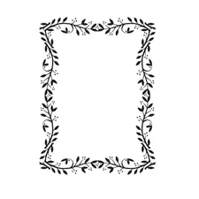 #369 Darice Embossing Folder Essentials LEAF BORDER  # 30041362