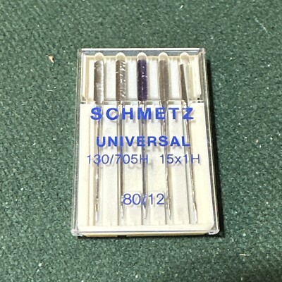Vintage SCHMETZ Universal 130/705 H 15x1H 80/12 sewing machine needles set of 5