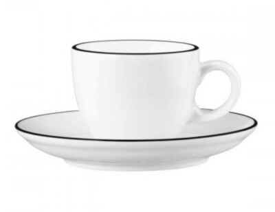 Lido Black Line, Seltmann Weiden Kaffeservice Neu bis 10 Personen