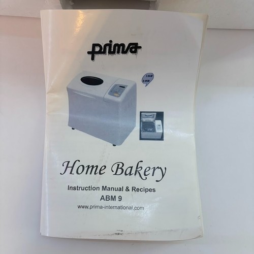 Prima Bread Maker Home Bakery ABM9 Bread Maker - Bild 8 von 8