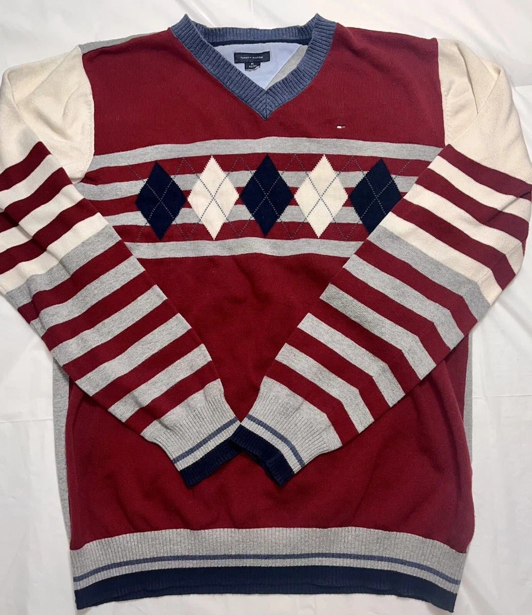Tommy hilfiger striped sweater women's top