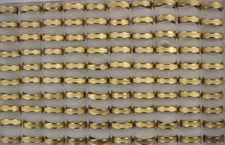 35pcs Job Lots Gold Plated Men's 6MM Width Stainless Steel Ring Wholesale Rings