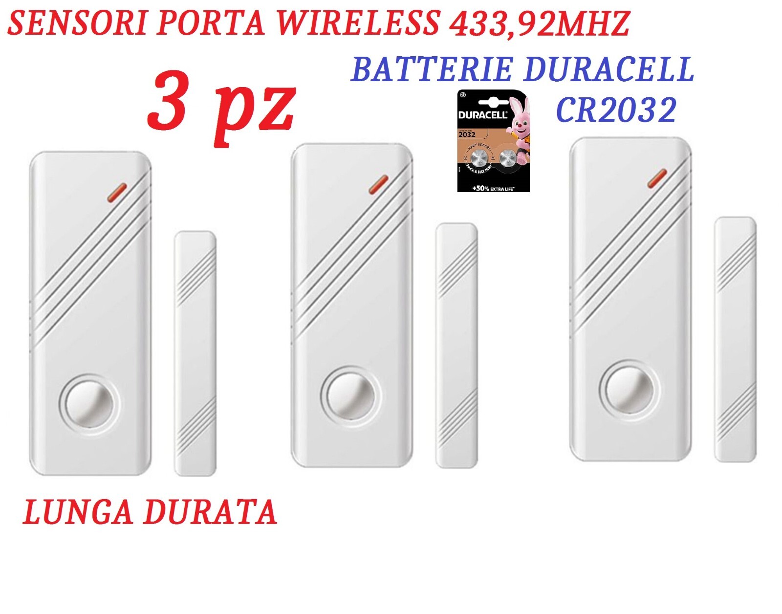 Sensore WiFi Magnetico per Allarme Casa | Contatto Porte e Finestre