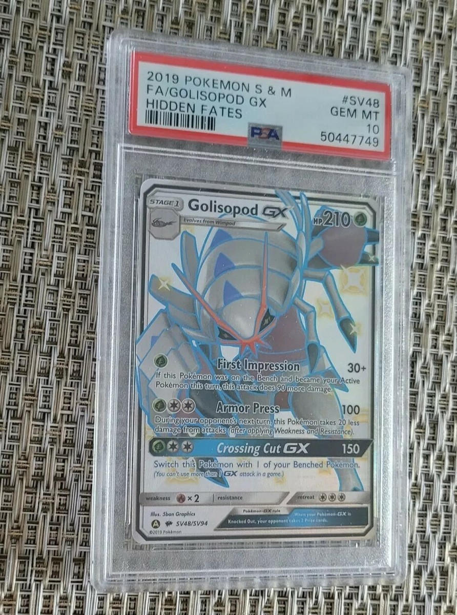 Pokemon SM Hidden Fates Shiny Vault - Golisopod GX SV48/SV94 Pokemon SM Hidden Fates Shiny Vault - Golisopod GX SV48/SV94