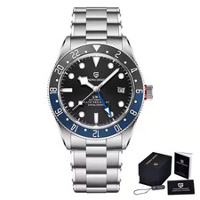 PAGANI DESIGN BB58 GMT Men's Mechanical Watch AR Sapphire Automatic