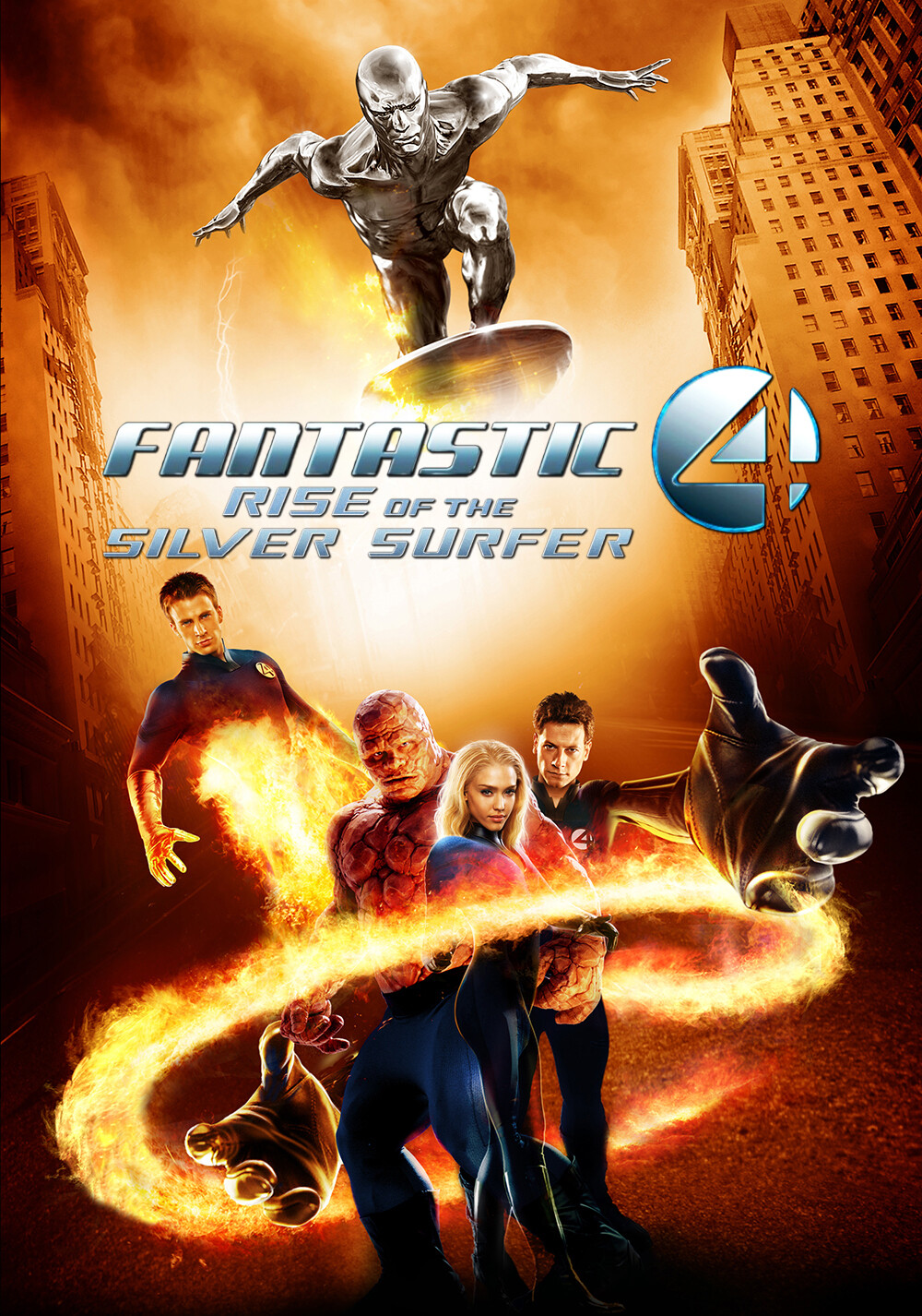Fantastic 4 Rise Of The Silver Surfer Poster