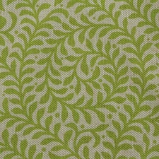 DESIGNER WILLOW VINES GRASS GREEN NATURAL COTTON RAYON FABRIC BY THE YARD 54"W