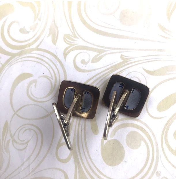 Gemelos de porcelana Georg Jensen/Royal Copenhagen Jutlandia Fionia plata de ley Foto 4 de 4