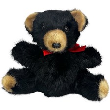 Genuine Ranch MINK Bear,w/Pastel MINK, 10  , LUXURY GIFT, Certified Vintage Fur