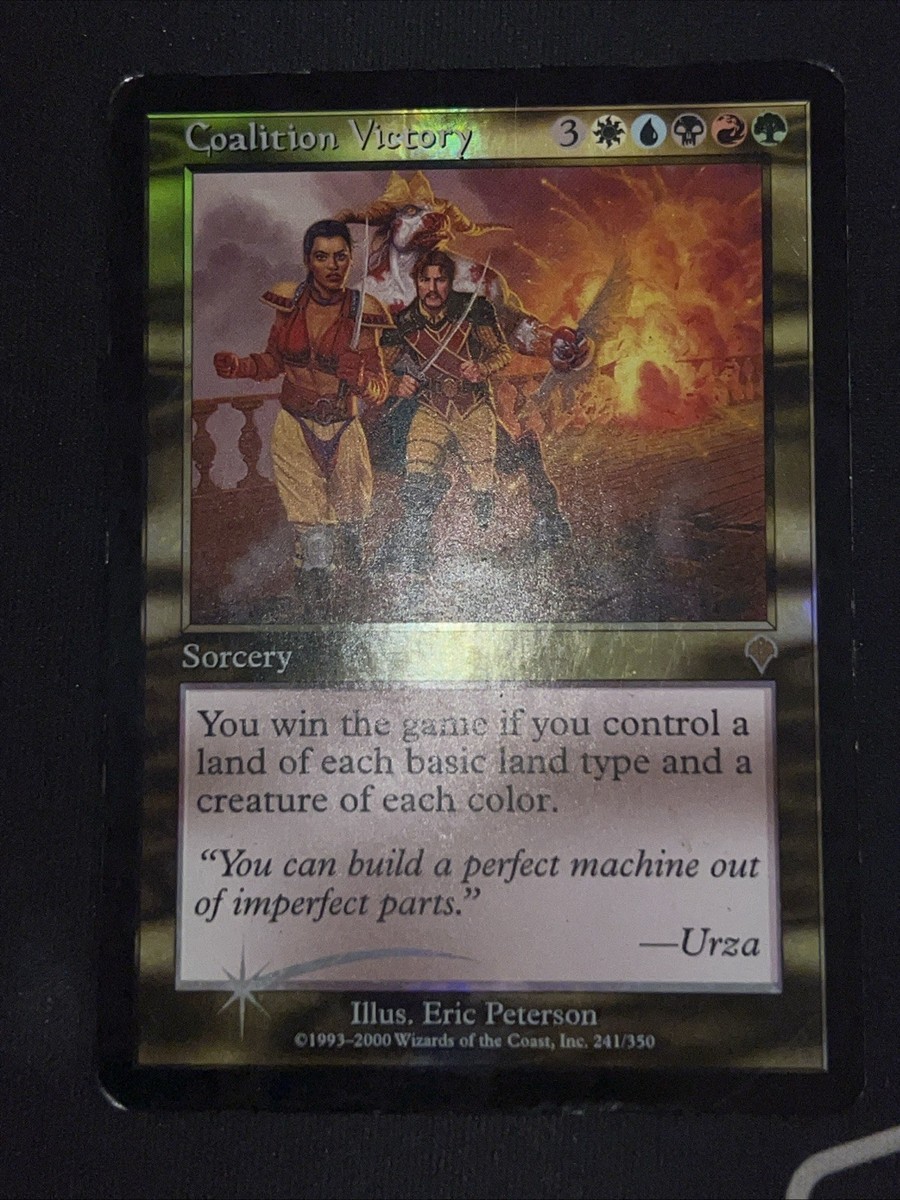 1x Foil Coalition Victory (241) Invasion HP MTG Magic the