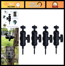 Adjustable Outdoor Trail Camera Mount - 360 Swivel Tilt Bracket Holder, 2 Pack