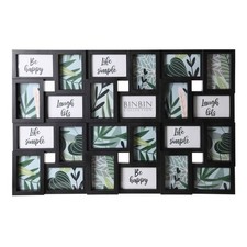 Large 24 Multi Aperture Photo Picture Frame Wall Collage Gallery 4x6 10x15cm