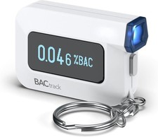 Professional Keychain Breathalyzer Bluetooth Wireless iOS Android App Support
