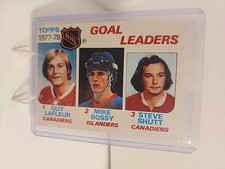 1978-79 Topps - Leaders Guy Lafleur, Mike Bossy, Steve Shutt #63 (RC)