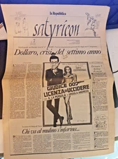 SATYRICON No. 7 of 1987 FORATTINI 007 LI MYTHICAL CONSTITUTIONAL COURT