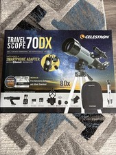 Celestron Travel Scope 70DX Portable Refractor Telescope – 70mm Aperture,...
