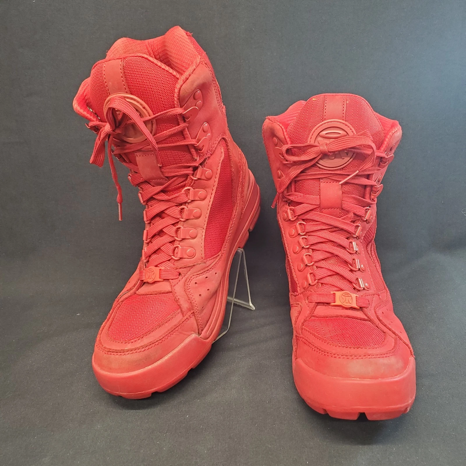 Sumikko Red Leather Hiking Boots Men's 8.5 EU 42 Streetwear Alpine Trek