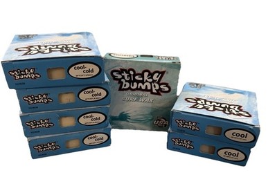 Sticky Bumps Surf Wax Mix Lot Cool-Cold - 7 Pack | Long-Lasting Surfboard Wax