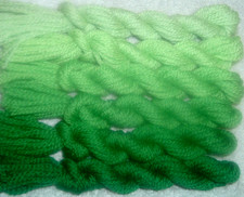 Paternayan Wool 3ply Persian Yarn Needlepoint Crewel 630 Spring Green Family