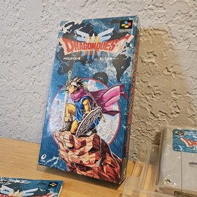 Nintendo Super Famicom SFC Dragon Quest III 3 CIB Japanese Tested