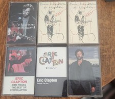 Bundle Of 6 Eric Clapton Classic Cassettes in excellent working order