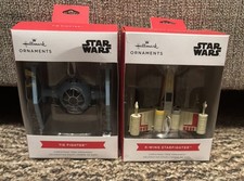2025 Hallmark Ornament Star Wars Tie Fighter & X-Wing Starfighter Brand new