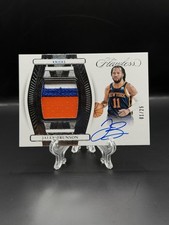 Jalen Brunson 2023-24 Panini Flawless Game Worn Patch Auto Autograph /25 Knicks
