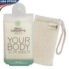 Body Scrubber Exfoliating Bath Sponge Handheld Shower Tool Reusable Eco Friendly