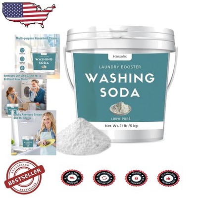 Super Washing Soda 11lb - Pure Sodium Carbonate for Powerful Stain Removal