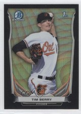 2014 Bowman Chrome Prospects Black Wave Refractor Tim Berry #BCP74 3q5