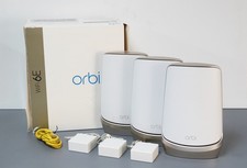 NETGEAR Orbi RBKE963 Quad-Band AXE11000 Wi-Fi 6E Mesh System - White