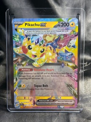 Pikachu Ex #57 Pokemon Surging Sparks