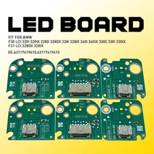 6pcs FOR BMW F30 3 SERIES CSL YELLOW LED HEADLIGHT DRL MODULE 2016 - 2018 LCI US