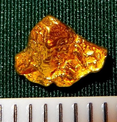 XXL GOLDNUGGET 6,2 mm Goldnuggets Nugget Barren Gold Nuggets + Zertifikat!